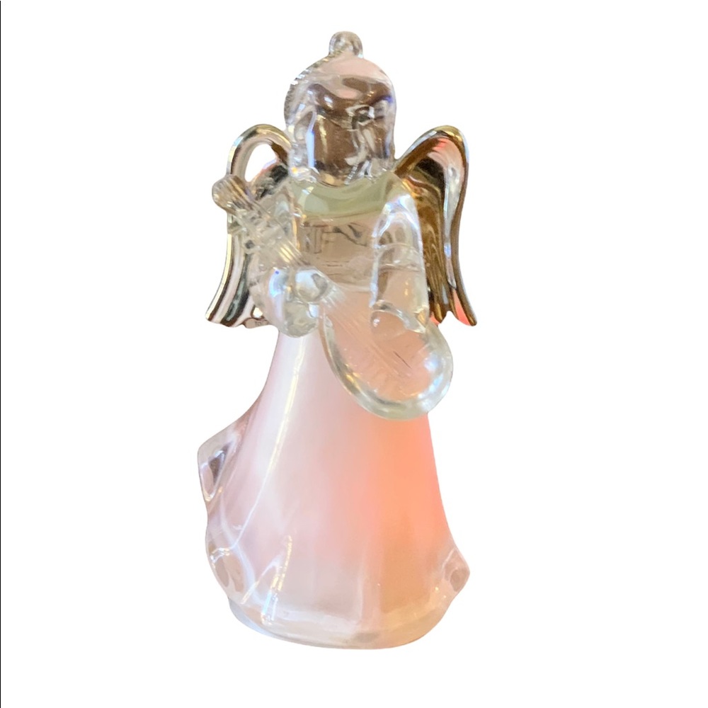 Christmas Light Up Angel Ornament 4 3/8"
